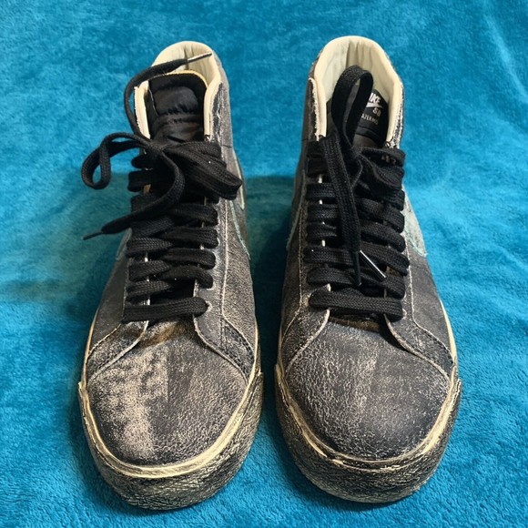 Nike SB Zoom Blazer Mid PRM Black Light Dew DA1839-001 Men's size 10 - Picture 8 of 11